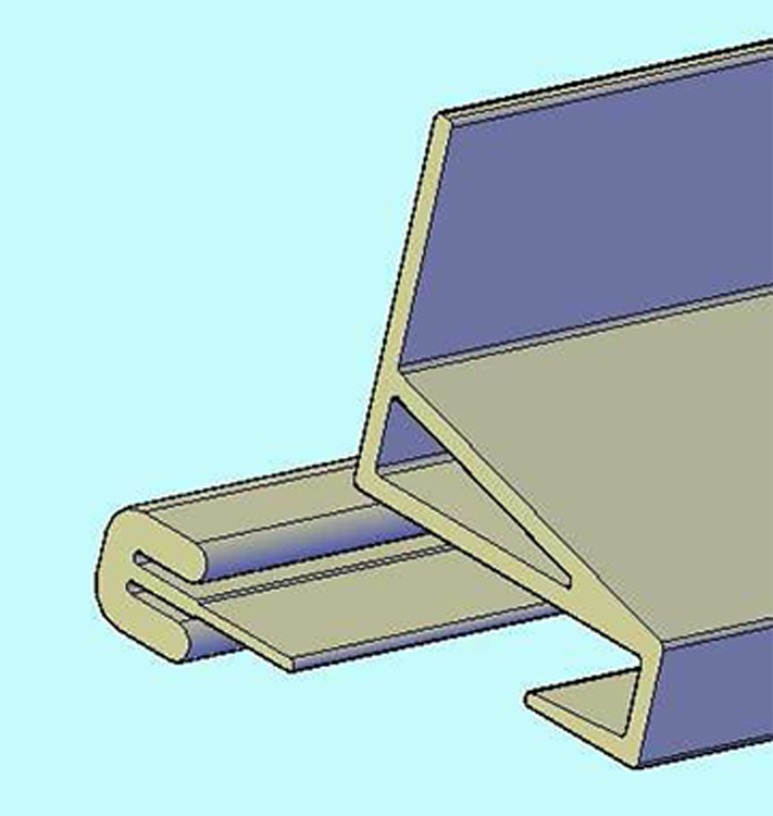 Spanplafond 3D tekening 02